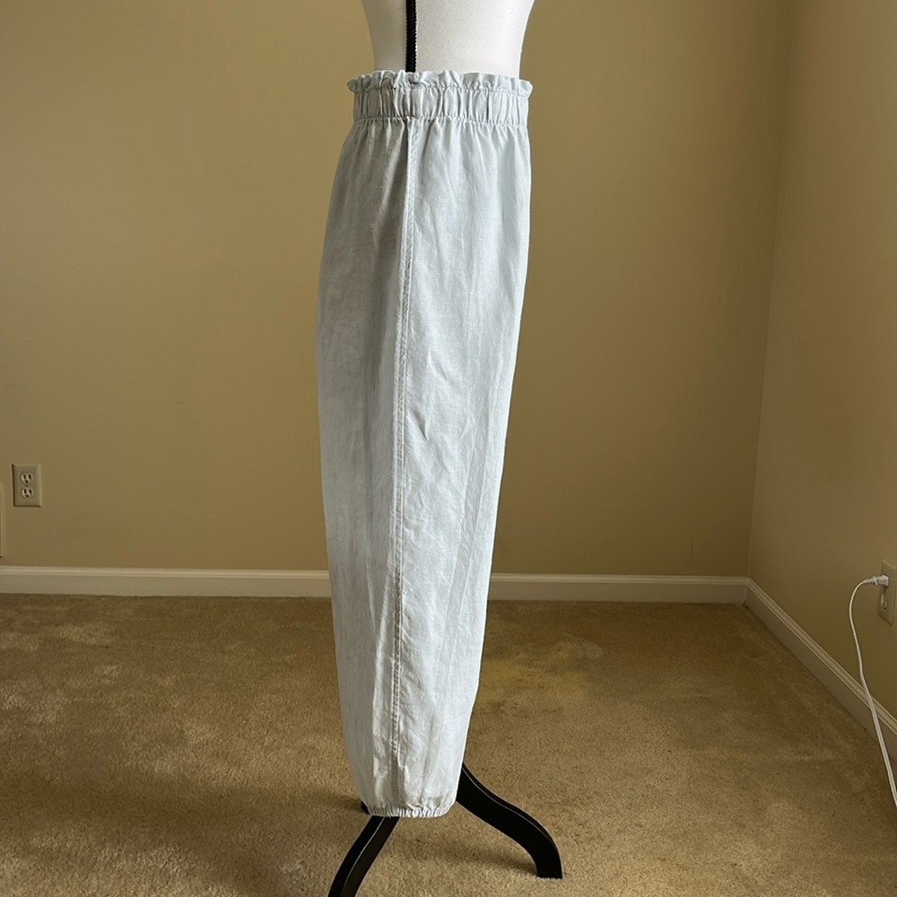 Saks 5th Ave - Linen Pants in Pale Blue - Small - Picture 2 of 7